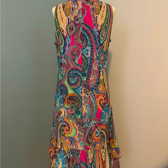 Women’s Tommy Hilfiger Midi Dress. New with tags. Size 8. Multicolor. - Picture 2 of 4